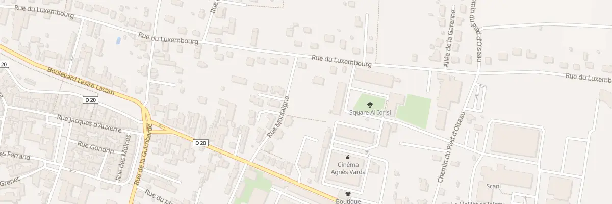 Plan du 52 Rue du Luxembourg à Joigny