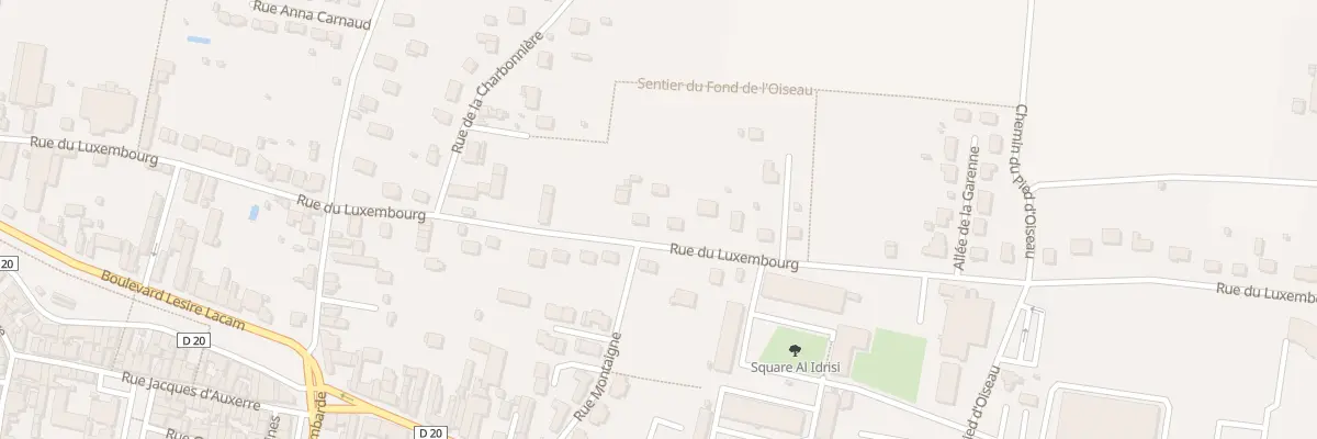 Plan du 53 Rue du Luxembourg à Joigny