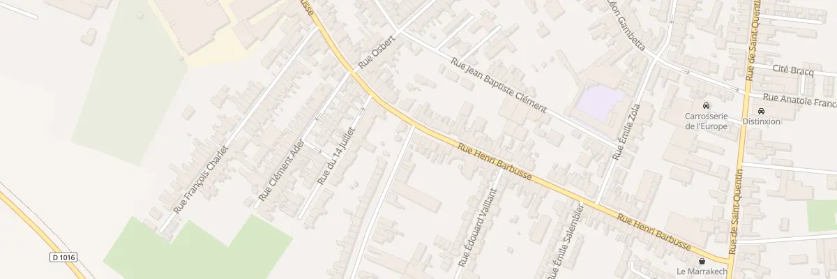 Plan du 91 Rue Henri Barbusse à Caudry