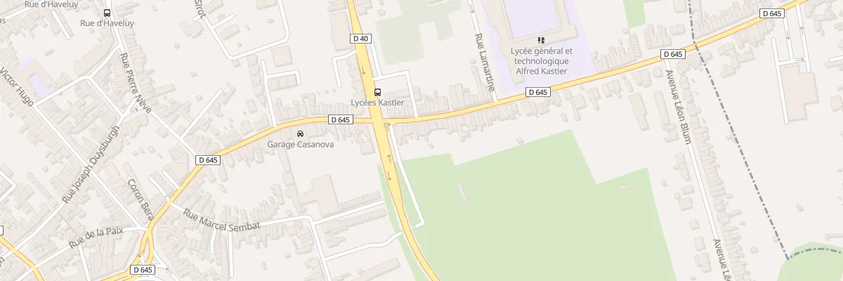 Plan du 96 Rue Paul Elie Casanova à Denain