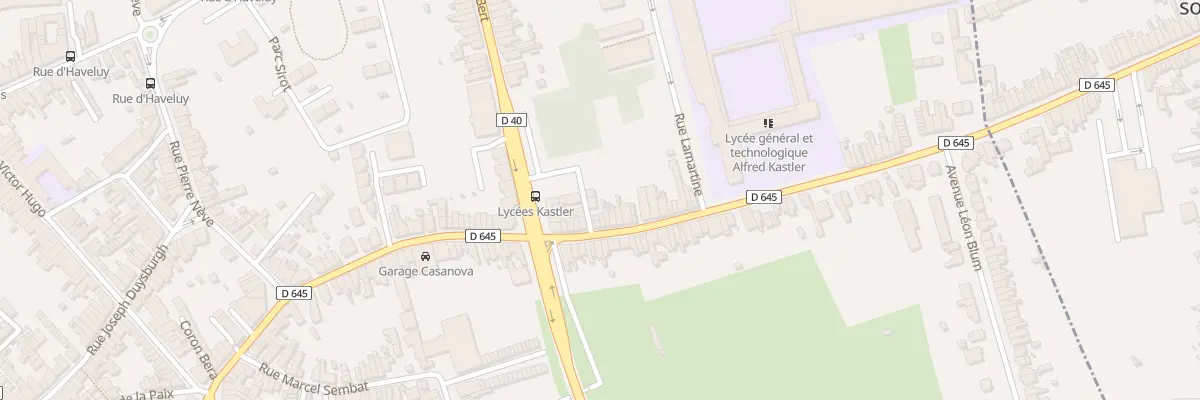 Plan du 95 Rue Paul Elie Casanova à Denain