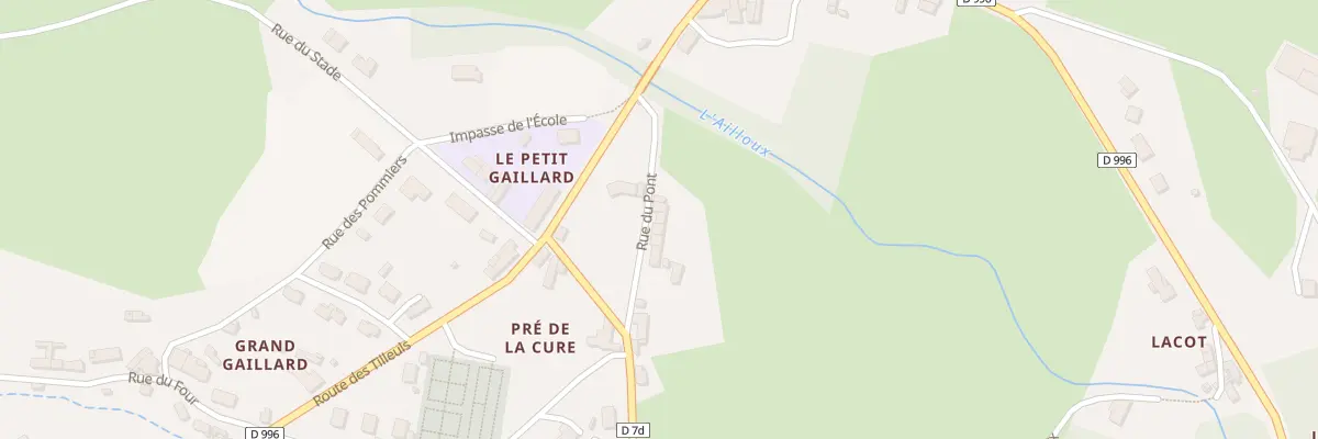 Plan du 7 Rue du Pont à Sugères