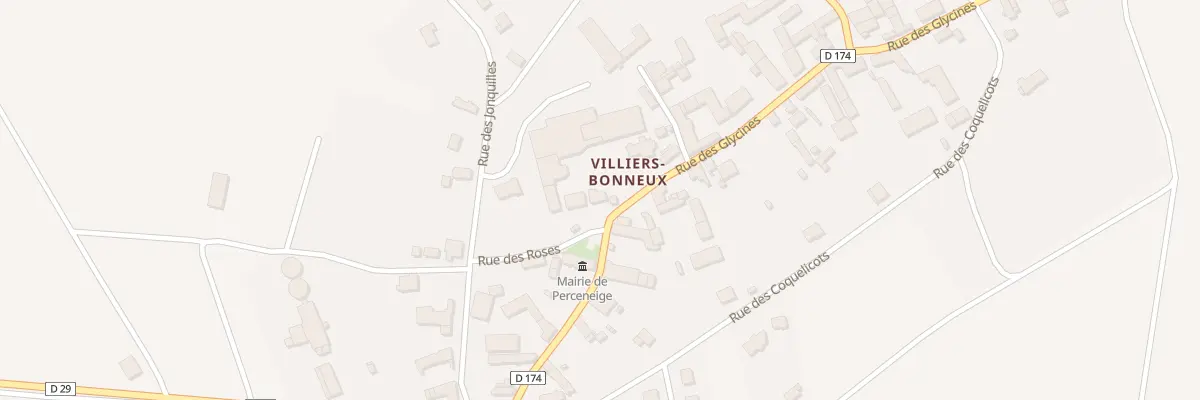Plan du 23 Rue des Glycines à Perceneige