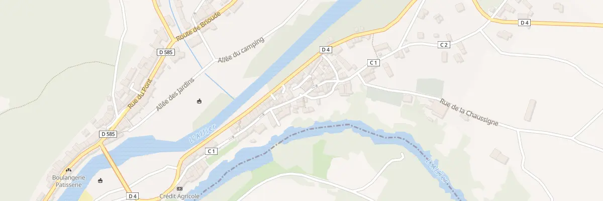 Plan du 5257 Le Bourg à Lavoûte-Chilhac