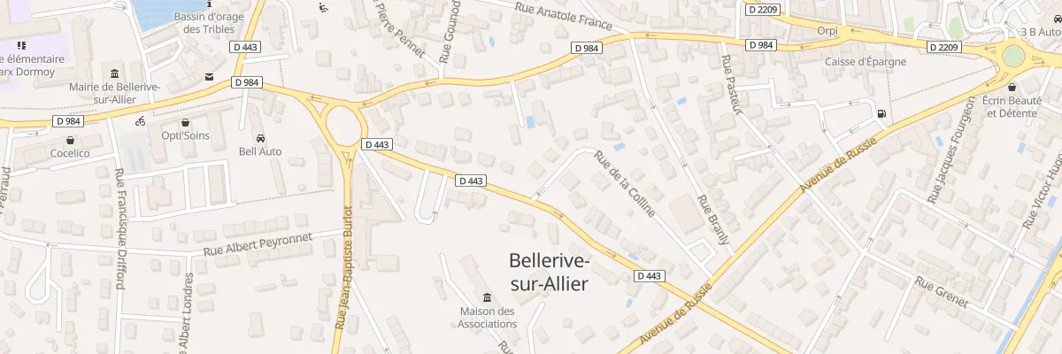 Plan du 55 Rue Gabriel Ramin à Bellerive-sur-Allier