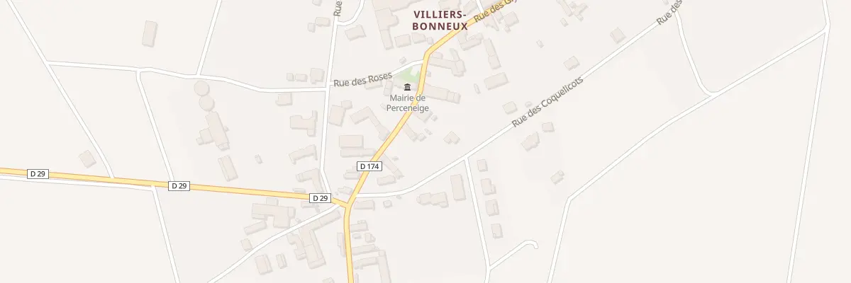 Plan du 20 Rue des Glycines à Perceneige