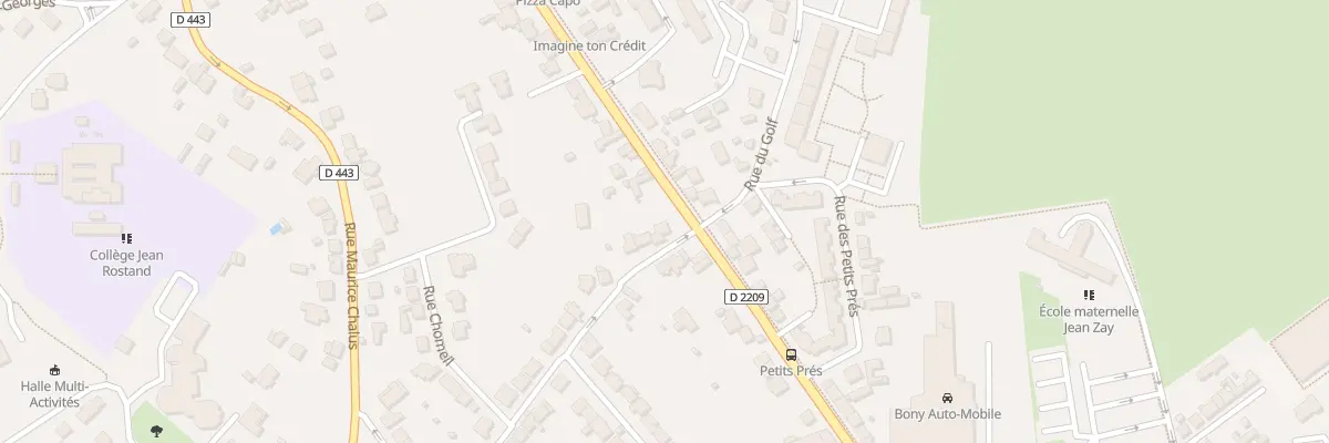 Plan du 1 Rue Charloing à Bellerive-sur-Allier
