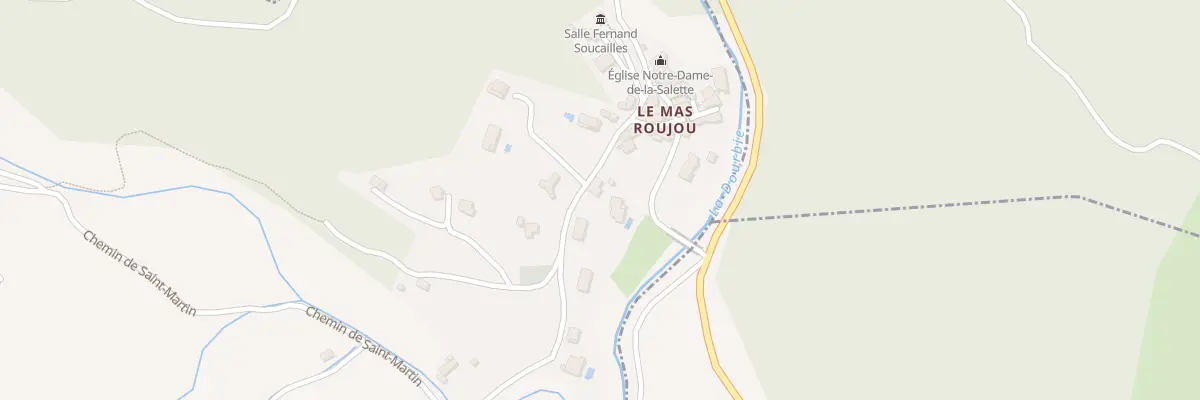 Plan du 9 Che St Martin Mas Roujou à Lieuran-Cabrières
