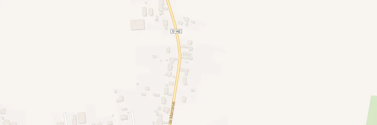 Plan du 159 Rue de Marcenat à Montluçon