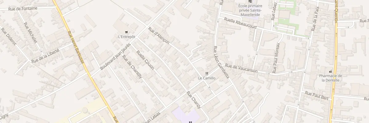 Plan du 20 Rue d’Alencon à Caudry