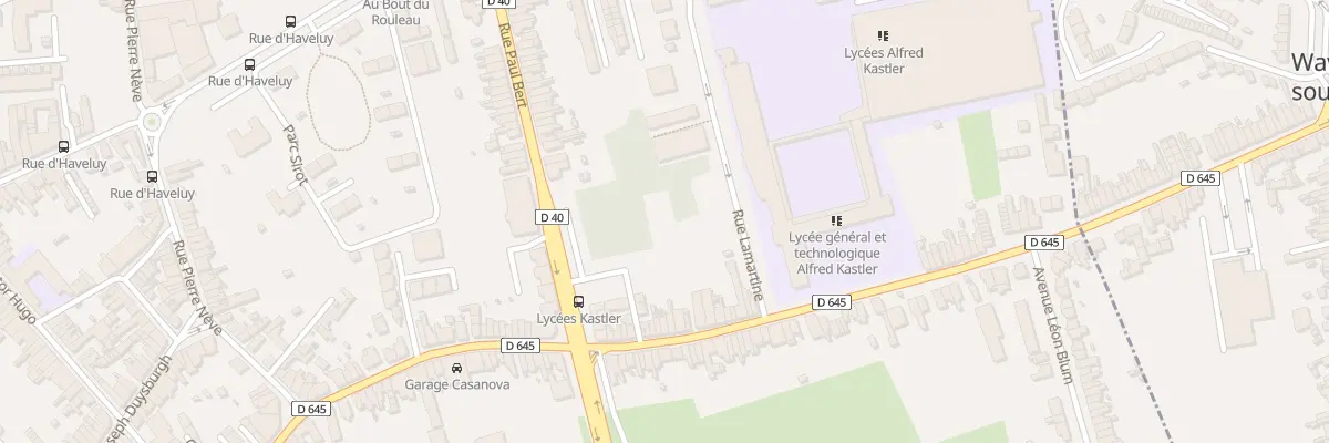 Plan du 101 Rue Paul Elie Casanova à Denain