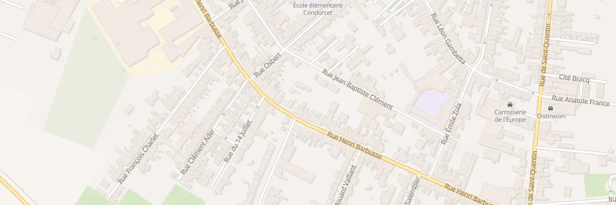 Plan du 80 Rue Henri Barbusse à Caudry