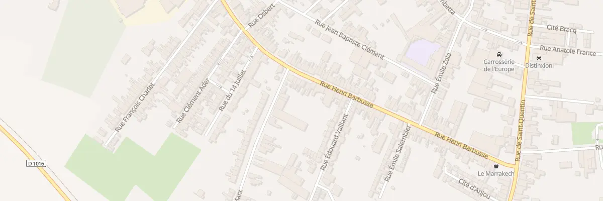Plan du 83 Rue Henri Barbusse à Caudry