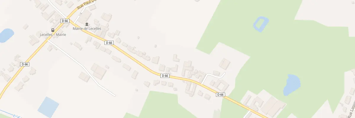 Plan du 3140 Rue des Fèves à Lecelles