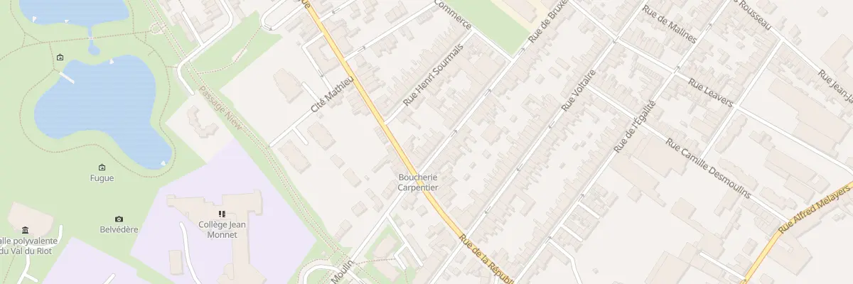Plan du 9 Rue de Bruxelles à Caudry