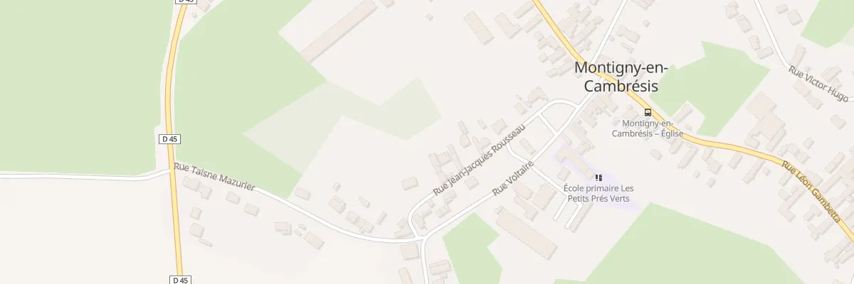 Plan du 16 Rue Jean Jacques Rousseau à Montigny-en-Cambrésis