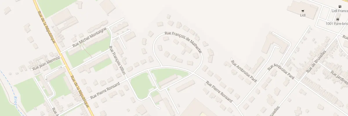 Plan du 17 Rue Pierre Ronsard à Caudry