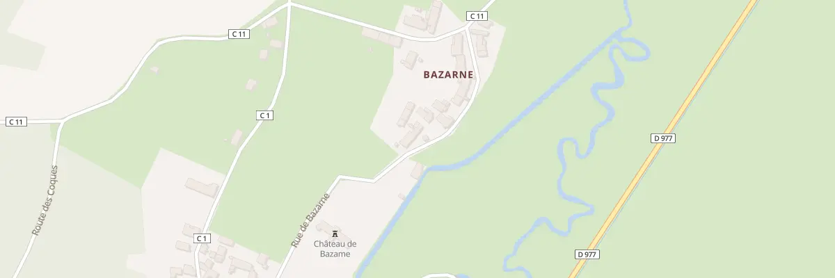 Plan du 124 Bazarne à Courcelles