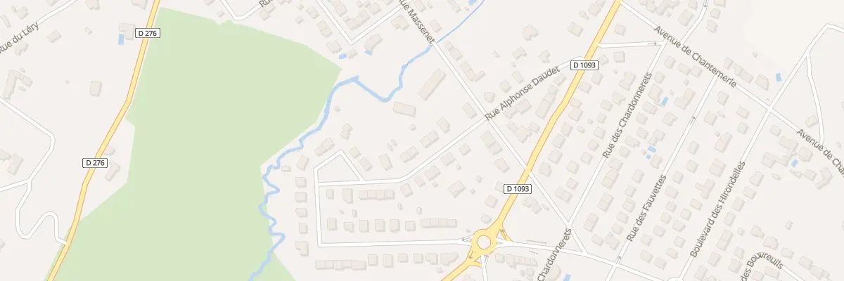 Plan du 23 Rue Alphonse Daudet à Bellerive-sur-Allier
