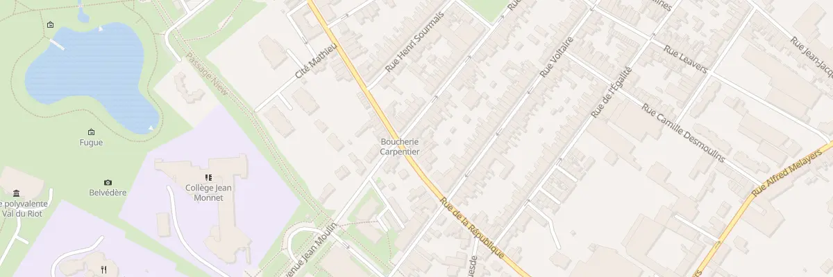 Plan du 4 Rue de Bruxelles à Caudry