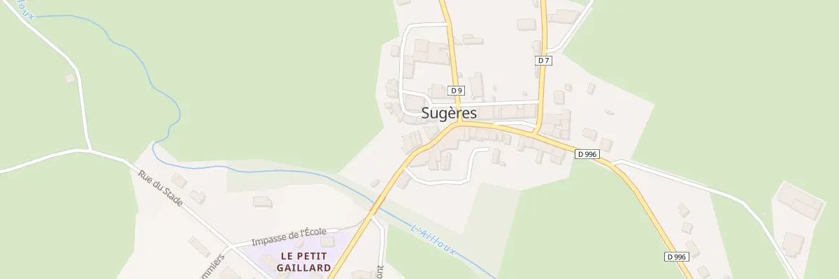Plan du 5 Rte d’Ambert à Sugères