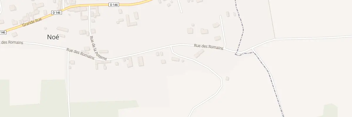 Plan du 14 Rue des Romains à Noé