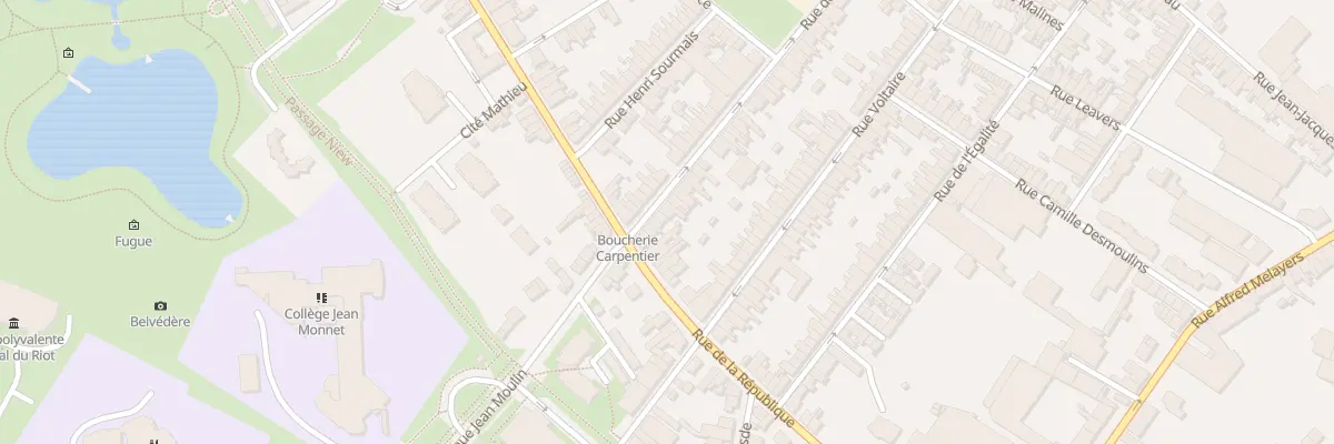 Plan du 8 Rue de Bruxelles à Caudry