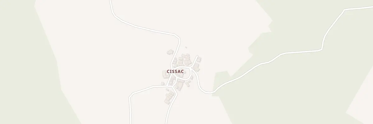 Plan de Cissac à Saint-Ilpize