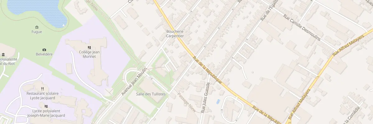 Plan du 69 Rue de la République à Caudry