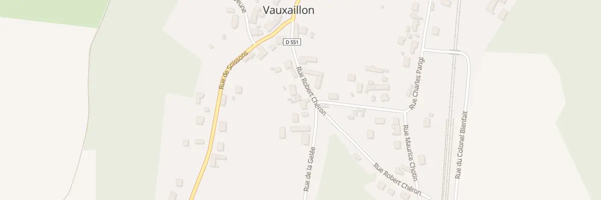 Plan du 121 Rue Robert Chéron à Vauxaillon