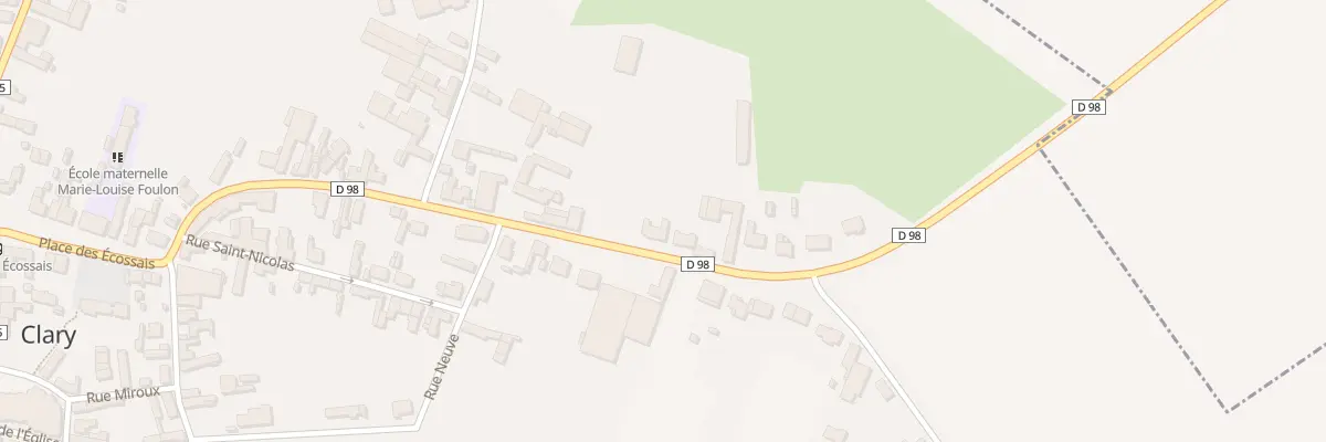 Plan du 33 Rue Henri Bourlet à Clary