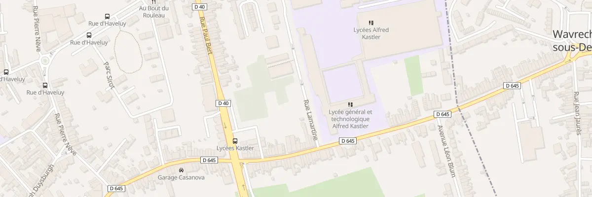 Plan du 117 Rue Paul Elie Casanova à Denain