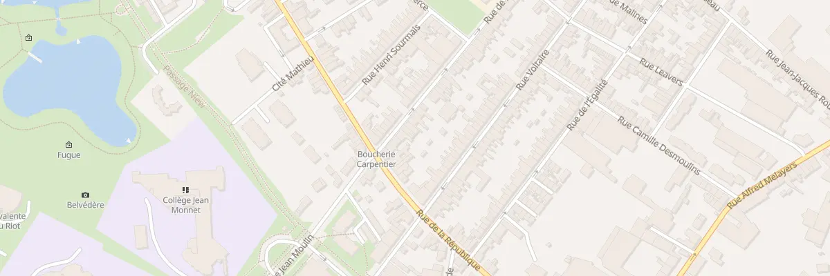 Plan du 12 Rue de Bruxelles à Caudry