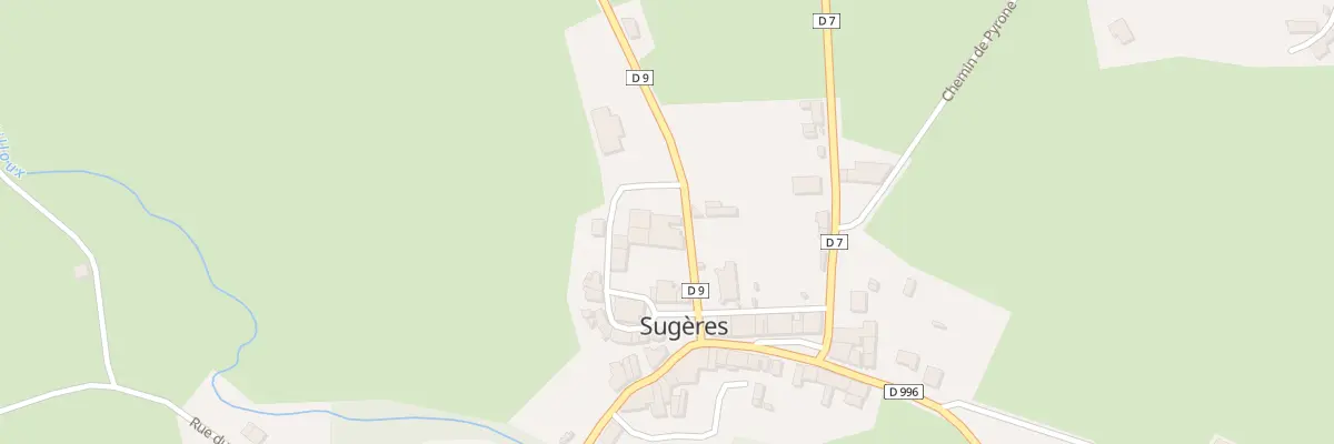 Plan du 11 Rte d’Issertaux à Sugères