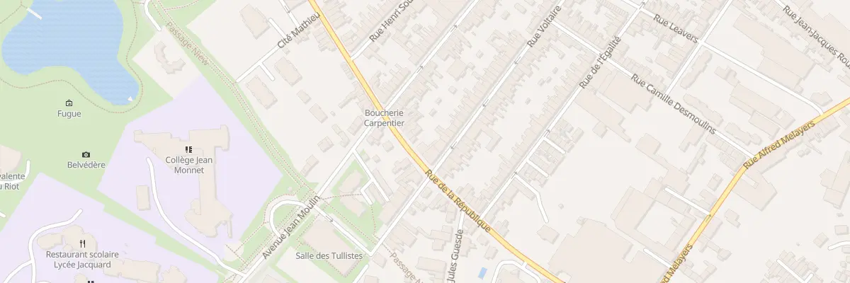 Plan du 72 Rue de la République à Caudry