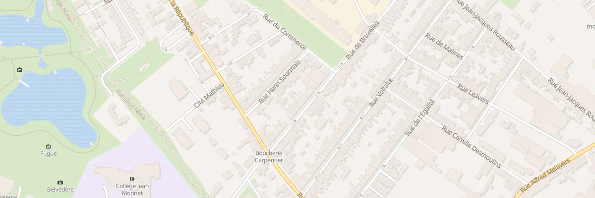 Plan du 27 Rue de Bruxelles à Caudry