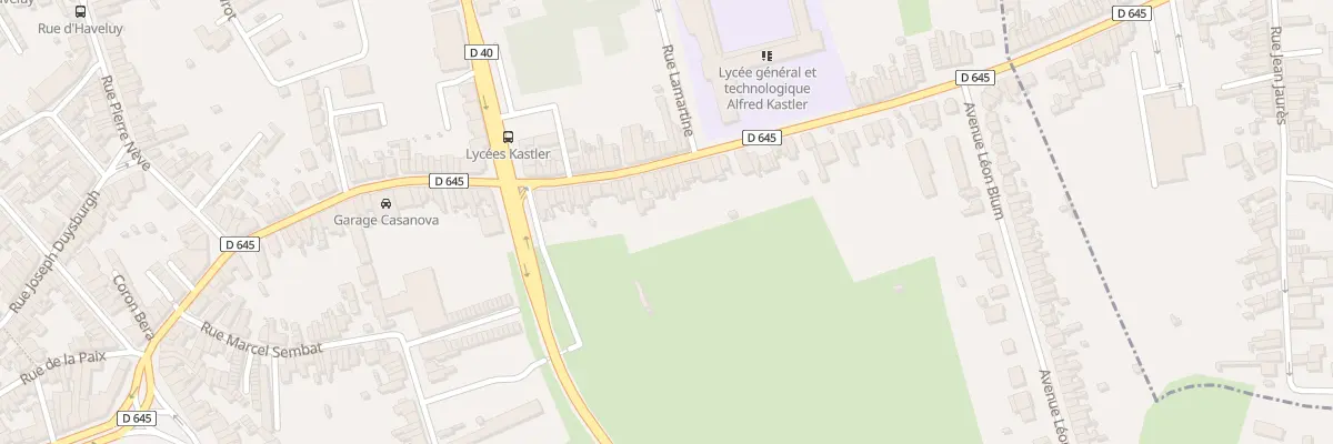 Plan du 116 Rue Paul Elie Casanova à Denain