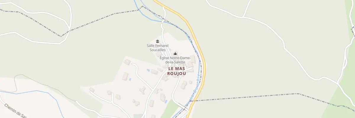 Plan du 3 Pl La Salette Mas D Roujou à Lieuran-Cabrières