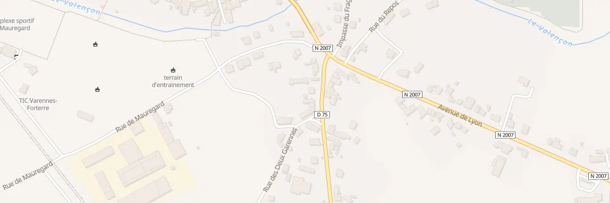 Plan du 7 Rte de Créchy à Varennes-sur-Allier