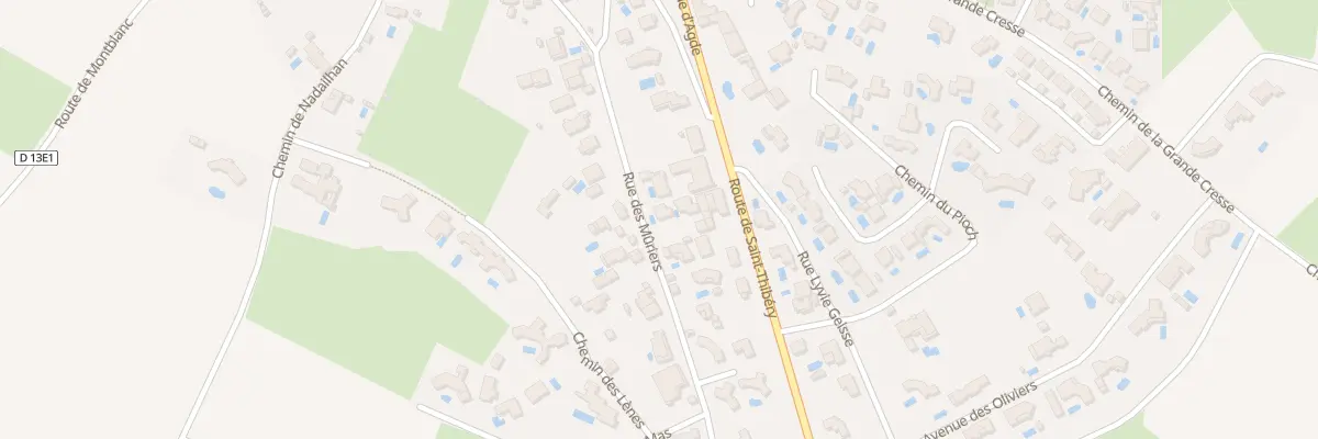 Plan du 23T Rue des Muriers à Nézignan-l’Évêque