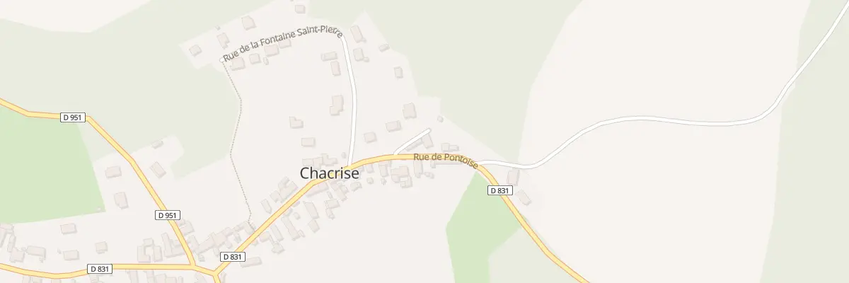 Plan du 25 Rue de Pontoise à Chacrise