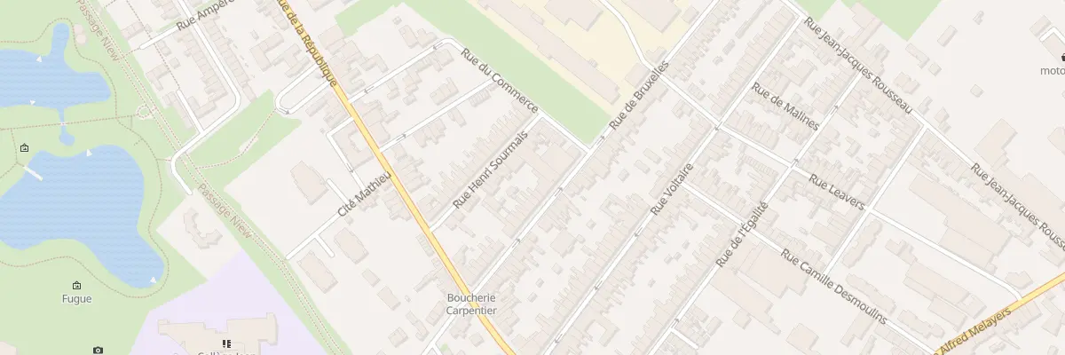 Plan du 35 Rue de Bruxelles à Caudry
