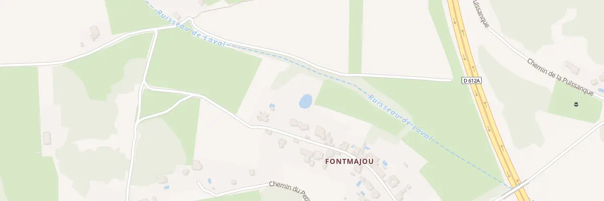 Plan du 7076F Fontmajou à Bessan