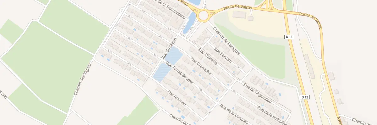 Plan du 4 Rue Grenache à Saint-Thibéry