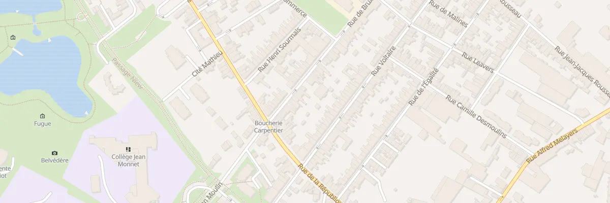 Plan du 18 Rue de Bruxelles à Caudry