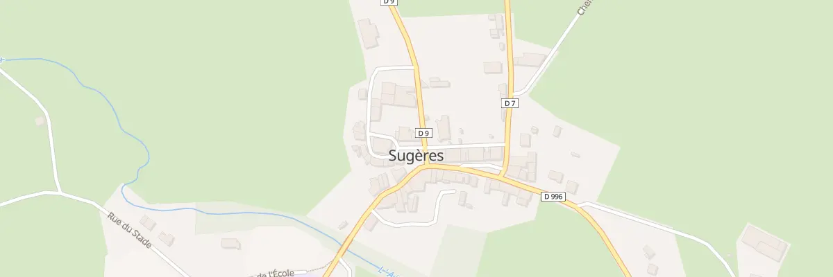 Plan du 1 Rte d’Issertaux à Sugères