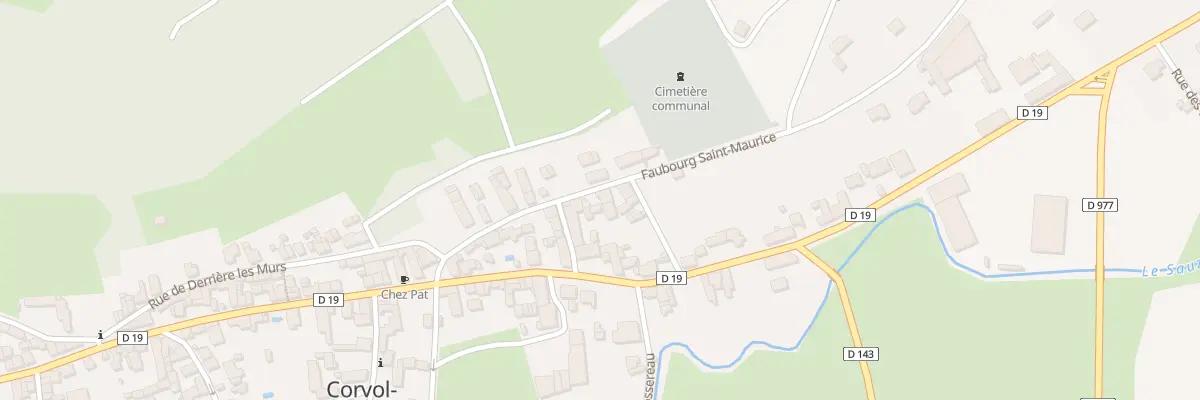 Plan du 18 Fg St Maurice à Corvol-l’Orgueilleux