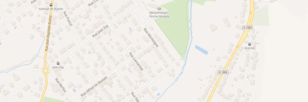 Plan du 11 Rue Montaigne à Bellerive-sur-Allier