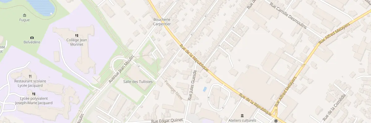 Plan du 61 Rue de la République à Caudry