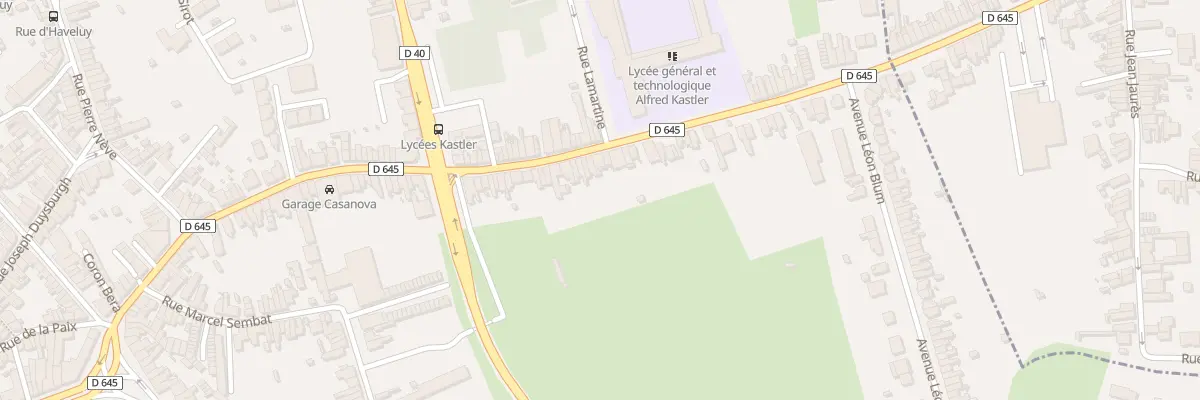 Plan du 122B Rue Paul Elie Casanova à Denain